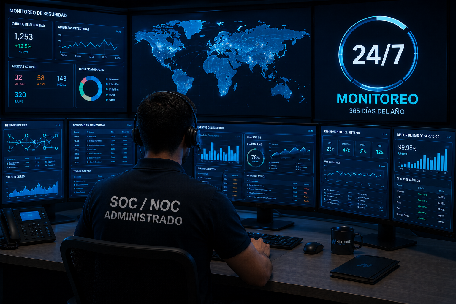 SOC/NOC Administrado